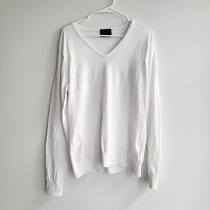 Peak Performance White Golf Knit Jumper Sweater Ladies Size XL